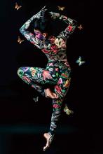 Glasschilderij Butterfly Ballerina C 120x80cm, Nieuw