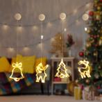 LED kerstfiguurtjes set - 4 delig - Warm wit, Nieuw, Ophalen of Verzenden