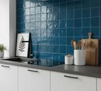 Wandtegel Blauw 10x10cm (Muurtegels, Muur- en plafondtegels), Nieuw, Minder dan 20 cm, 10 m² of meer, Wandtegels