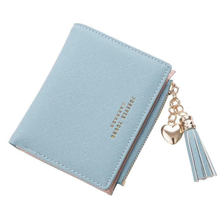 ZILOU Portemonnee Compact Met Rits Blauw [TIP!], Sieraden, Tassen en Uiterlijk, Portemonnees, Blauw, Nieuw, Overige merken, Verzenden