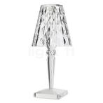 Kartell Big Battery Tafellamp LED, kristal helder, Huis en Inrichting, Lampen | Tafellampen, Verzenden, Nieuw