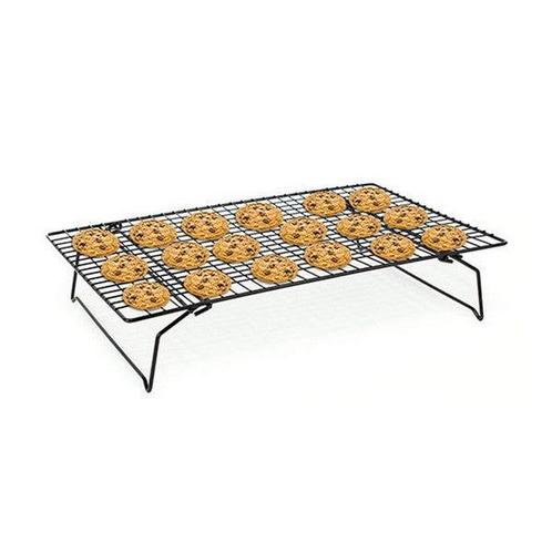 Quttin afkoelrek / taartrooster 38 x 25 x 8,5 cm zwart, Huis en Inrichting, Keuken | Keukenbenodigdheden, Ophalen of Verzenden