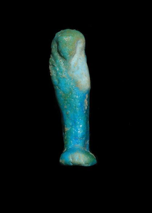 Oude Egypte, late periode Faience Shabti (Zonder, Antiek en Kunst, Antiek | Overige Antiek