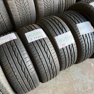 4 x Bridgestone Turanza ER300 195-55-15 Zomerbanden 5,5mm beschikbaar voor biedingen