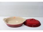 Le Creuset Heritage - Ovenschaal Ovaal met Deksel 36 cm -, Verzenden, Zo goed als nieuw