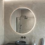 BWS Badkamerspiegel | Spark | Rond | Met LED verlichting, Ophalen of Verzenden, Nieuw, Bad