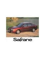1996 RENAULT SAFRANE INSTRUCTIEBOEKJE NEDERLANDS, Auto diversen, Handleidingen en Instructieboekjes