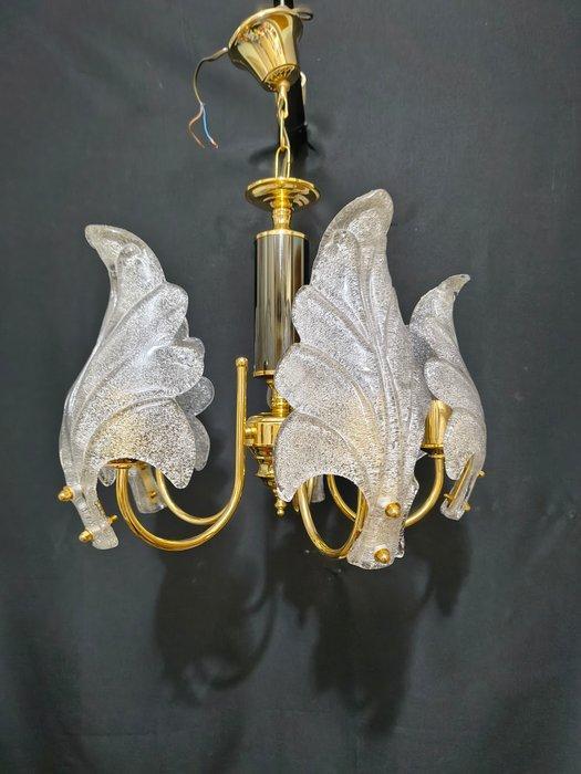 Plafondlamp - Metaal, Glas, Antiek en Kunst, Curiosa en Brocante