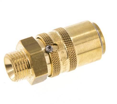 Messing DN 9 Tempereerkoppeling Snelkoppeling M16x1.5, Doe-het-zelf en Verbouw, Overige Doe-het-zelf en Verbouw, Nieuw, Verzenden