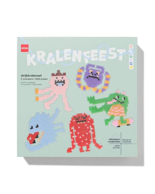 HEMA Strijkkralenset monsters, Hobby en Vrije tijd, Knutselen, Nieuw, Verzenden