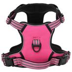 vidaXL Hondentuigje met riem en halsband verstelbaar M roze, Dieren en Toebehoren, Honden-accessoires, Verzenden, Nieuw