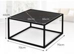 Coast Salontafel - Kunstmarmer - Rechthoekig - 70 x 70 x 40, Huis en Inrichting, Woonaccessoires | Overige, Verzenden, Nieuw