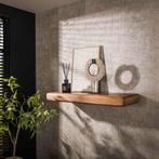 Zandkleurige wandplank Monica 118 cm, Huis en Inrichting, Woonaccessoires | Wandplanken en Boekenplanken, Verzenden, Nieuw