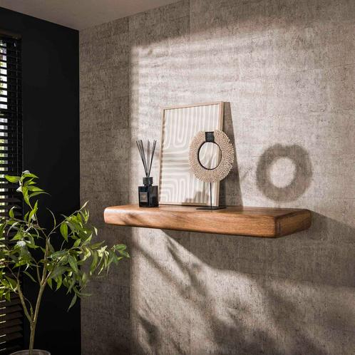 Zandkleurige wandplank Monica 118 cm, Huis en Inrichting, Woonaccessoires | Wandplanken en Boekenplanken, Verzenden