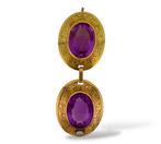 Oorbellen - 14 karaat Geel goud, Antieke diamant en, Nieuw