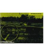 1973 CITROEN DS SUPER INSTRUCTIEBOEKJE DUITS, Auto diversen, Handleidingen en Instructieboekjes