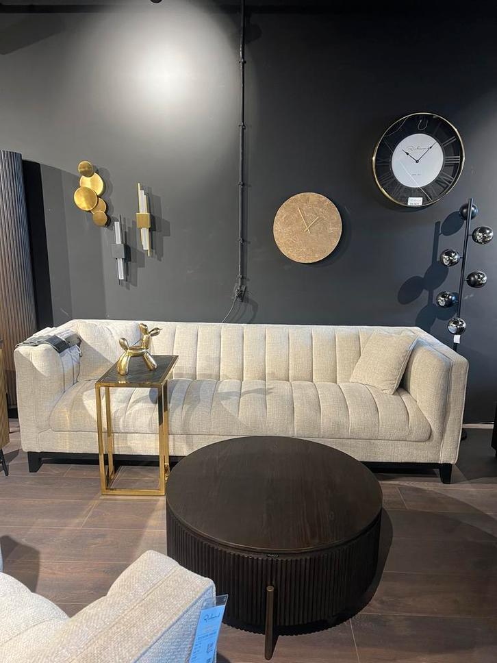 bank van Richmond Interiors de Beauchamp - natural renegade, Huis en Inrichting, Banken | Bankstellen, 250 tot 300 cm, 75 tot 100 cm