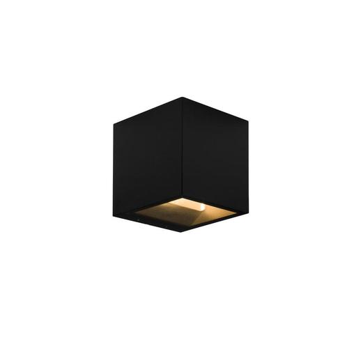 Opbouwspot BWS Peter 10.2x10.2 cm Zwart, Doe-het-zelf en Verbouw, Sanitair, Bad, Nieuw, Ophalen of Verzenden