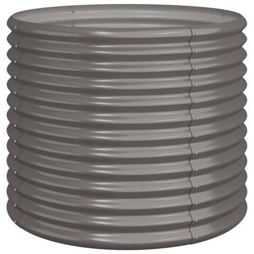 Plantenbak Grijs 80x80cm - Retourdeal - 35% Korting!, Tuin en Terras, Bloembakken en Plantenbakken, 60 cm of meer, 60 tot 100 cm