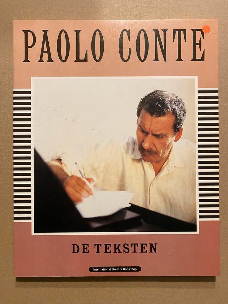 Paolo Conte - De Teksten - Liederen en Gedichten, Verzamelen, Muziek, Artiesten en Beroemdheden, Boek, Tijdschrift of Artikel