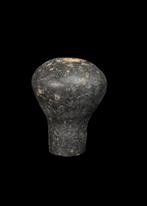 West-Aziatisch Black Hardstone Macehead, Antiek en Kunst