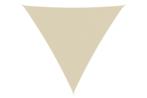 Schaduwdoek 3 x 3 x 3m | Driehoek - Waterdicht | Zandkleur, Nieuw, Verzenden