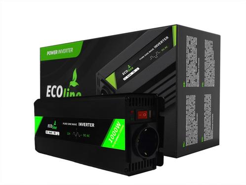 Omvormer 12V Naar 220V / 230V - 1000w  - Zuivere sinus, Auto-onderdelen, Elektronica en Kabels, Nieuw, Verzenden