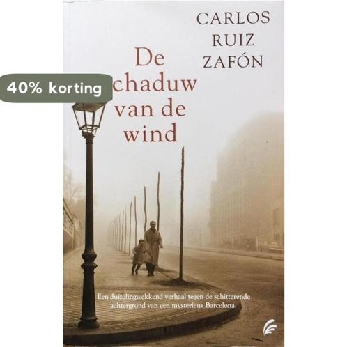 De schaduw van de wind 9789044982428 Carlos Ruiz Zafón, Boeken, Romans, Zo goed als nieuw, Verzenden