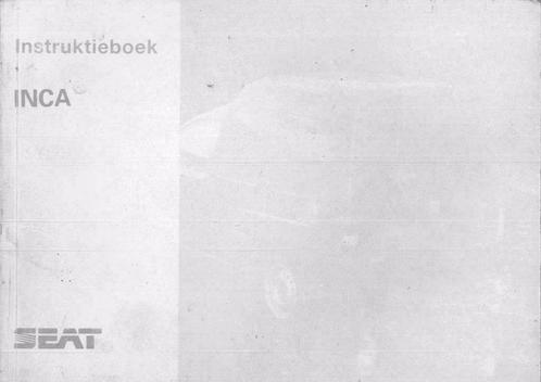 1997 Seat Inca instructieboekje handleiding, Auto diversen, Handleidingen en Instructieboekjes, Verzenden