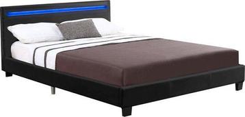 2dekans | Gestoffeerd bed Verona - 120 x 200 cm - Zwart - beschikbaar voor biedingen