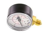 0..2.5 Bar Manometer Onderaansluiting Staal/Messing 50 mm, Verzenden, Nieuw