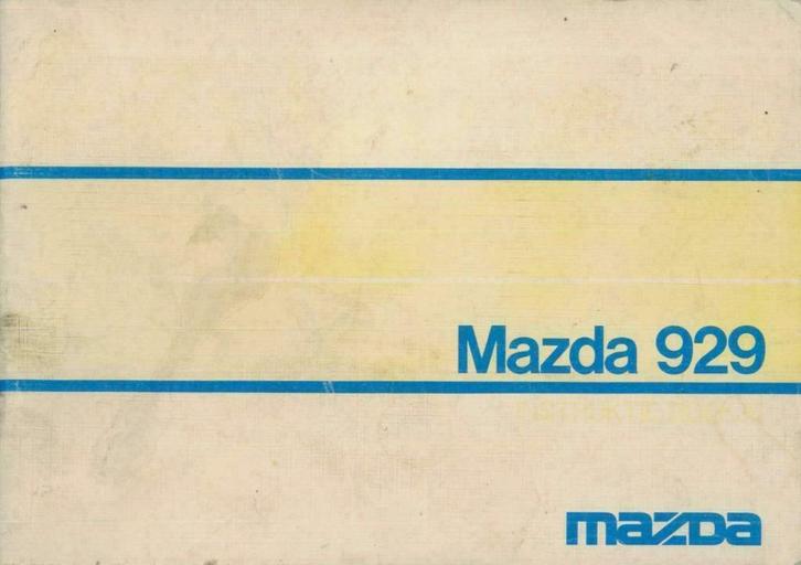 1976 Mazda 929 Instructieboekje Handleiding Nederlands, Auto diversen, Handleidingen en Instructieboekjes, Verzenden