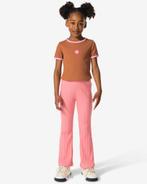 HEMA Kinderlegging flared fit rib roze, Verzenden, Nieuw