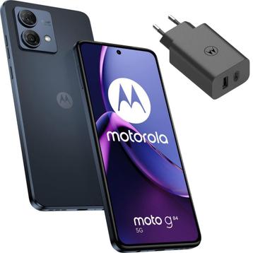 Motorola - Moto G84 5G - 256GB - Midnight Blue + 50W Duo...