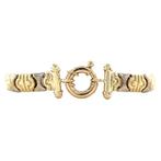 Bicolour gouden vintage armband 14 krt, Sieraden, Tassen en Uiterlijk, Armbanden, Ophalen of Verzenden, Nieuw