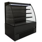 Koelvitrine | zwart | +2/+8 °C | 1510 (b) x 665 (d) x 150.., Verzenden, Nieuw in verpakking