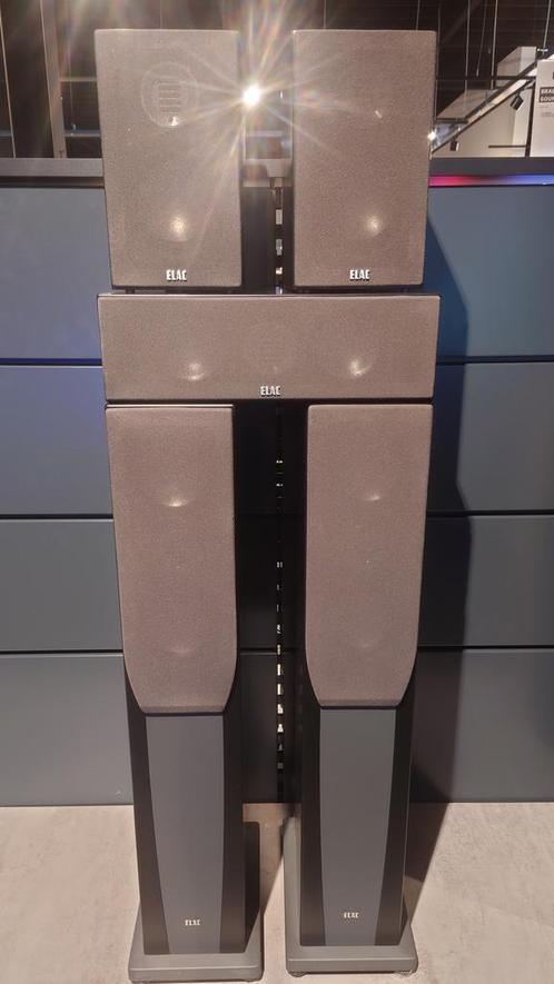 Elac 5.0 surround set - Hoogwaardige, luxueuze speaker set, Audio, Tv en Foto, Luidsprekers, Surroundset zonder subwoofer, Zo goed als nieuw