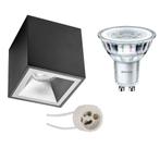 Voordeelset: Opbouwspot Set - Pragmi Cliron Pro - GU10, Metaal of Aluminium, Nieuw, Ophalen of Verzenden, Led