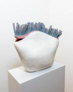 Teresa Berger - dekselvaas - Steengoed - Verbleek Rif  4, Antiek en Kunst, Kunst | Designobjecten