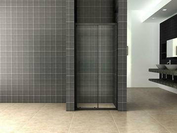 Douche Schuifdeur 120 x 200 met zwartprofiel 8 mm Wiesbaden beschikbaar voor biedingen
