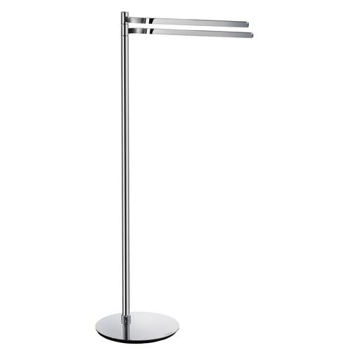 Handdoekhouder Smedbo Outline Vrijstaand Rond 23x87 cm, Doe-het-zelf en Verbouw, Sanitair, Bad, Nieuw, Chroom, Ophalen of Verzenden