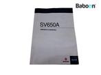 Instructie Boek Suzuki SV 650 2016-2018 (SV650) English, Motoren, Verzenden, Gebruikt