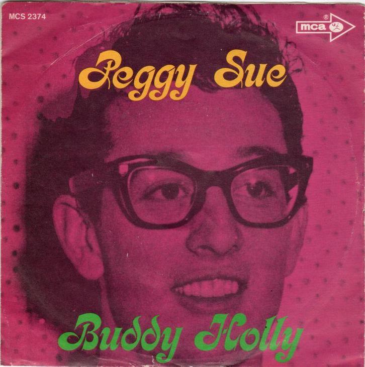 Buddy Holly - Peggy Sue + Slippin and slidin (Vinylsin..., Cd's en Dvd's, Vinyl Singles