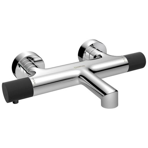 Badkraan Opbouw Sapho Solaris Chroom/Mat Zwart, Doe-het-zelf en Verbouw, Sanitair, Kraan, Nieuw, Chroom, Ophalen of Verzenden