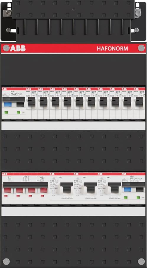 ABB Hafonorm PV-WP-Groepenkast | HS 40A - 10 groepen 3 x ALS, Doe-het-zelf en Verbouw, Elektra en Kabels, Nieuw, Ophalen of Verzenden