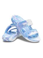 SALE -32% | Crocs Slippers Classic blauw/wit | OP=OP, Kleding | Dames, Badmode en Zwemkleding, Nieuw, Verzenden