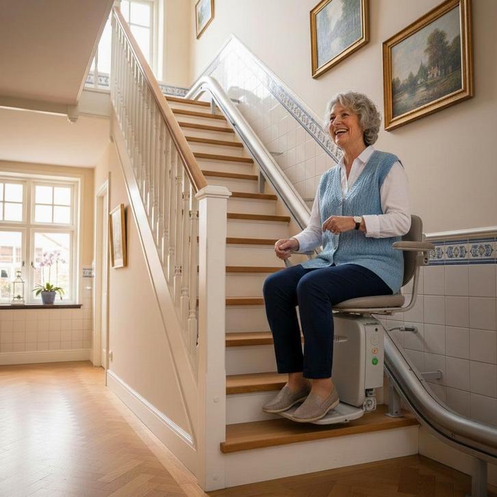 Traplopen lastiger? Een traplift biedt uitkomst!, Diversen, Rollators, Nieuw, Verzenden