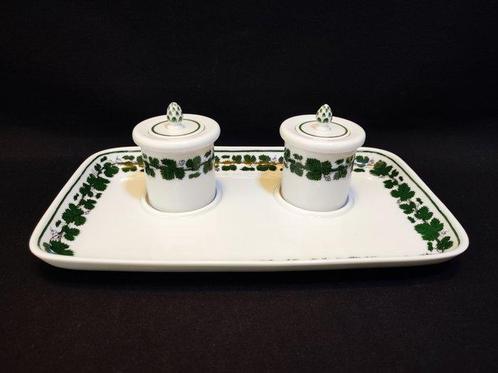 Meissen - Inktpot (4) - Schreibset/Schreibzeug (Tablett, 2, Antiek en Kunst, Antiek | Meubels | Tafels