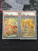 Pokémon - 2 Graded card - Eevee, Mimikyu - PSA 9 - Scarlet &, Nieuw