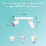 Philips Plafondspot 2 Lichts Badkamer Wit - IDRIS, Ophalen of Verzenden, Nieuw